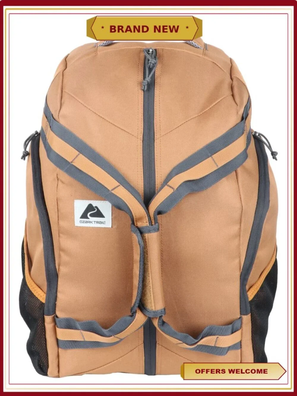 Convertible Backpack Duffel 35L Polyester Travel Gear